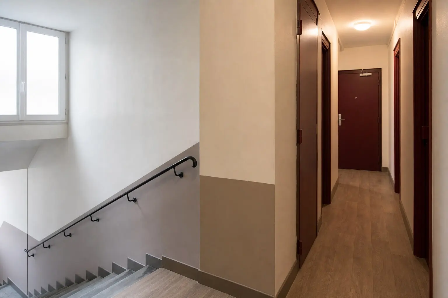 Parties communes et cage d'escalier en copropriété