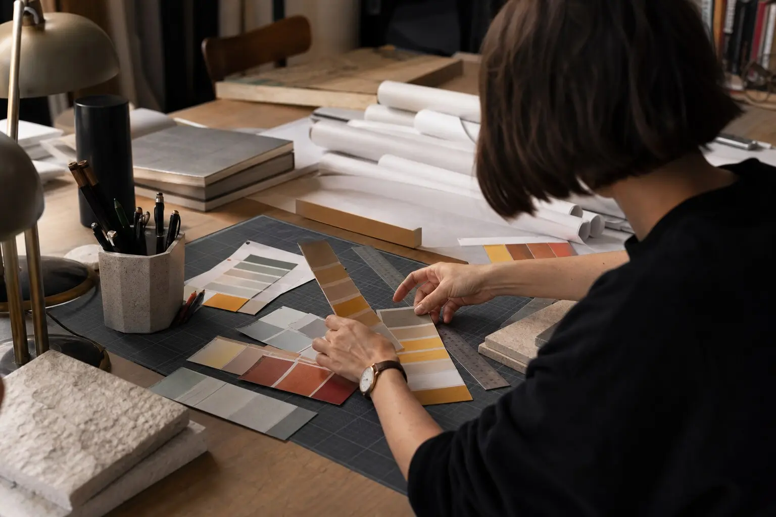 Studio de conception graphique pour plans de sécurité et supports visuels